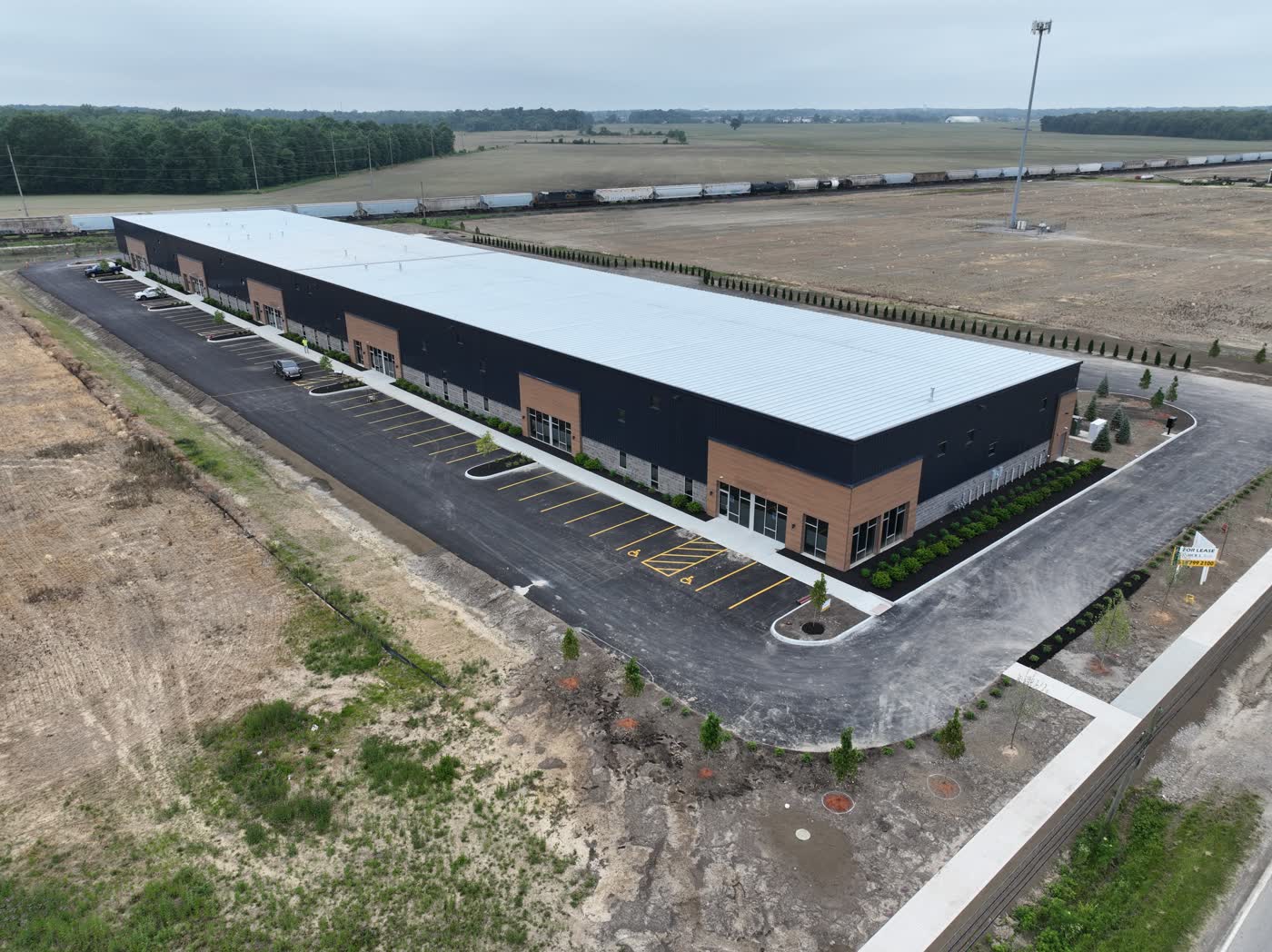 Pioneer Park parking and tenant entries
